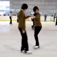 At the Pyongyang ice skating rink by Joanna Wong