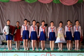 Performance at the June 9th Middle School in Pyongyang by Joanna Wong